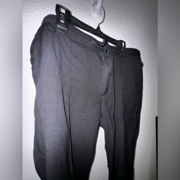 Theory Joggers Hybrid Slacks (Black) Tagged Large but fits Medium/Small - Picture 5 of 11